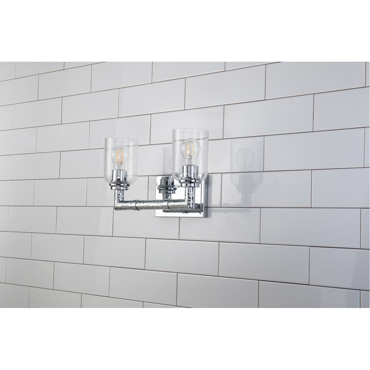 Rampart 2 Light 16 inch PC Bath Light Wall Light
